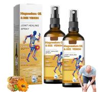Magnesium Spray,2PCS Bee Venom Arthritis Spray,Instant Pain Relief Spray,Knee & Shoulder & Arm & Leg,Bee Venom Joint Soothing Serum,Instant Relief & Hydrating,Relieve Muscle Soreness,Joint Bone Cream