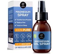 Magnesium Spray for Sleep 100ml - Natural Ultra Pure Magnesium Oil | Topical Magnesium Foot Spray for Restless Legs and Muscle Cramp Relief, 100% Natural, from Ancient Zechstein Seabed