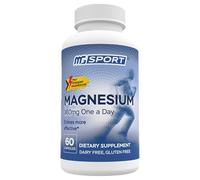 Magnesium Supplement Complex MGSPORT - High Absorption with Vitamins B6, D, E - Supports Muscle Function, 60 Servings
