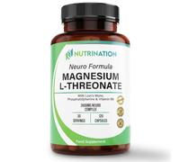 Magnesium Threonate Complex 2600mg | Neuro Formula with 2000mg Magnesium L Threonate, 500mg Lion's Mane, 100mg Phosphatidylserine & Vitamin B6 | 120 Vegan Capsules | Cognitive Support | Lab Tested