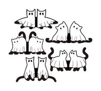 Magnet Bookmark - 10 Pieces Magnetic Page Markers Bookmark | Black Cat Reading Accessories | For School Classroom Library Office Travel Kids Teachers Readers Christians Etc