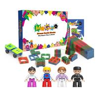 Magnet Building Tiles 102 Piece Set Magna Construction 3D +The New Magnet People