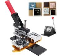 Magnet Button Maker Machine, DIY Photo Fridge Magnets, 50mm Badge Press Machine with Paper Cutter, Create Custom Refrigerator Stickers and Magnets