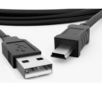 Magnet - Câble Mini USB 2.0 | Charge et Transfert de Données | 1M - Connecteur 5 Broches | Compatible GPS, GoPro, Manette PS3, Disque Dur, Caméra USB