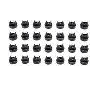 Magnet Cable Tie Mounts, Compact Design Clips | 25lbs holding capacity, sturdy rubber build, ideal for car and home use, tool-free application, complete with cable ties