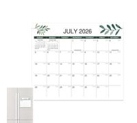 Magnet Calendar | 18-Month Strong Aesthetic Planner | Magnetic Fridge Calendar | for Health Mental Study School Task Cleaning Exercise Workout Party Birthday Travel