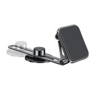 Magnet Car Phone Holder - Strong Magnetic Mount with an Adjustable and Adjustable Grip Control Board Windshield Compatible with Ideal for Vehicles, Trucks, Auto, Travel Safety