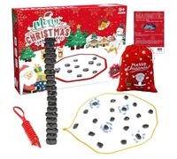 Magnet Chess Game With String,Magnetic Chess Game With Stones,Portable Magnet Games For Kids And Adults Gathering And Travel Party Games (A)