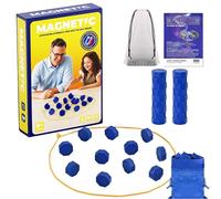 Magnet Chess Game With String,Magnetic Chess Game With Stones,Portable Magnet Games For Kids And Adults Gathering And Travel Party Games (C)