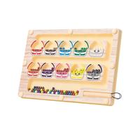 Magnet Color and Number Maze Board Game - Educational Toy for Kids Ages 3-6 - Gift for Concentration, Logic and Training