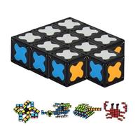 Magnet Cube 2x2-8 Blocks, Infinity Cube, 3D Puzzles Game, 2x2x2 Puzzle Cubes and Customizable Infinity Cubes, Magnet Tiles Birthday Gift for Teens/Adults (10pcs)