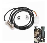 Magnet Digital Odometer Sensor Cable with 2 Magnets and 3-Pin Connector, .5m Length, Compatible with Motorcycle Speedometer and Tachometer for Accurate Distanc