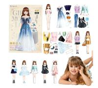 Magnet Dress up Games,Pretend and Play Travel Playset Toy - Comfortable Grip Pretend and Play Travel Playset Toy Educational Present for Girls 4 5 6 7