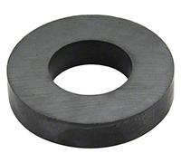 Magnet Expert 50mm O.D. x 25mm I.D. x 10mm thick Y30BH Ferrite Ring Magnet - 5kg Pull ( Pack of 10 )