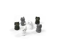 Magnet Expert® Assorted Animal Style Office Magnets - Cats (1 set of 6)