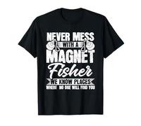 Magnet Fishing Expert Design for Treasure Hunting Trips T-Shirt