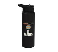 Magnet Fishing - The Water Keeps Whatever - Bridge Spot Stainless Steel Insulated Water Bottle