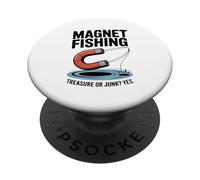 Magnet Fishing Treasure Or Junk Yes PopSockets Adhesive PopGrip