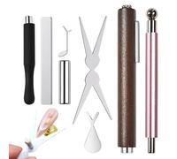 Magnet For Nails - Craft Freedom, French Manicure Design Glitter Set, Strong Nail Magnet | Manicure Glitter Set For Beginners Women Girls Home Salon Art Studio Professional Creation