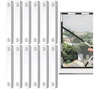 Magnet for Screen, Self-Adhesive, 12 Pieces, Window , Practical Mounting Tools, House Improvement, Easy Installation, Strong Hold, Versatile Design for Attic Apartment