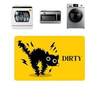 Magnet for the Dishwasher, Cat Print, Double-Sided Signage, Scratch-Resistant, Dirty Magnet, for Fridge, Office, Household, Washing Machine, Living Room, Kitchen