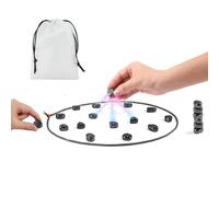 Magnet Game,Board Magnetic Stones Chess Set with String | Educational Brain Teaser, Two Player Strategy Toy for Classroom Dormitory Home Picnic Camping Family Friends Teens