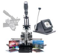 Magnet Maker Kit - DIY Button Maker Machine with Paper Cutter for Creating Custom Fridge Magnets for Events, Campaigns, and Crafts
