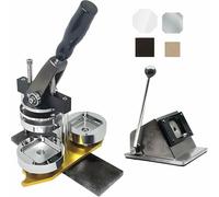 Magnet Maker Machine Kit, DIY Fridge Magnets Badge Button,Square/Rectangle Magnet Maker Machines with 1 Press Machine + 1 Paper Cutter+ 100 Sets Consumables
