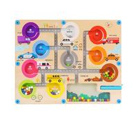 Magnet Maze, Magnetic Puzzle Board, STEM Learning Toy with Magnetic Wand, Fun Educational Game for Preschool Kids, Motor Skill Activity for Travel School Home Toddler Birthday Use