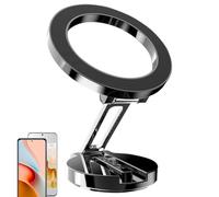 Magnet Phone Holder | Adjustable Foldable Zinc Alloy Auto Supplies - Magnetic Phone Stand - for Travel Video Calls Driving Navigation Road Ride Sharing Delivery Truck Taxi Video Calling