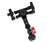 Magnet Phone Holder Tripod Mount Clamp Aluminum Alloy With Cold Shoe Mount 1/4" Screw For Smartphone
