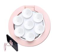 Magnet Phone Mount | Double Sided Suction Cup Alloy - Desk Phone Holder 360 Degree Rotation | for Car Bedroom Hotel Gym Travel Outdoor Daily Students Women Men