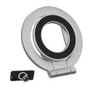 Magnet Phone Mount, Foldable Ring Stand with 360 Rotation, Alloy Grip Holder Secure Lock Feature, Desk Support with Compact Build, Mobile Accessory for Workout and Office