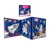 Magnet Puzzle - Educational Learning Game | Portable Magnetic Board, Paper Material, Foldable Travel Set, Interactive Brain Development Toy | Puzzle uses for Boys Girls Children