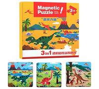 Magnet Puzzle,Road Trip Activities Toys | Toddler Games for Learning Education Development for Boys Girls Kids Age 2-6 Kindergartens Preschool Birthday Road Trip Airplane Travel