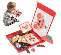 Magnet Puzzle | Sensory Wooden Travel Magnetic Stickers Jigsaw,Matching Puzzle Board Educational Learning Game For Children's Day, Birthdays