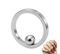 Magnet Ring for Nails Circular Ring Shape Reusable | Gel Nail Magnet for Home Professional Salon Use, Women Girls Beginners Artists DIY Manicure
