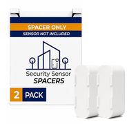 Magnet Riser Compatible with SimpliSafe | Alarm Contact Spacer with 3M Adhesive | Alarm Riser - Sensor/Magnet Not Included (2 Pack - 1 inch)