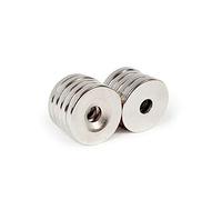 Magnet Store 10 Pack 20x3mm (5mm Hole) Strong Countersunk Neodymium Magnets