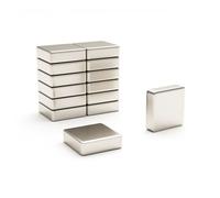 Magnet Store 10mm X 10mm X 3mm Neodymium Block Magnets N42 - 5 Magnet(S)