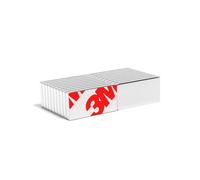 Magnet Store 10mm X 5mm X 1mm Adhesive Block Neodymium Magnet N42 (Pull 0.43Kg) - 100 Magnet(S)