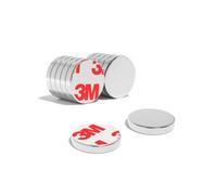 Magnet Store 12mm X 2mm Adhesive Disc Neodymium Magnet N42 (Pull 1.54Kg) - 10 Magnet(S)