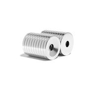 Magnet Store 16mm x 2mm x (5mm Hole) Countersunk Neodymium Magnet N42 (2.09KG Pull) - For Screwing and Mounting in DIY, Crafts, and Woodworking (5)