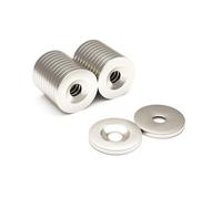 Magnet Store 16mm X 3.5mm (5mm Hole) Countersunk Neodymium Magnet N42 (Pull 3.93Kg) - 10 Magnet(S)