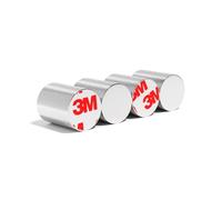 Magnet Store 20 Pack 15x1mm Adhesive Round Neodymium Magnets N42 Rare Earth
