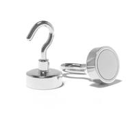 Magnet Store 20mm Neodymium Hook Holding Magnet N35 - Strong Rare Earth Magnet (12KG Pull) for Hanging & Holding Objects (1)