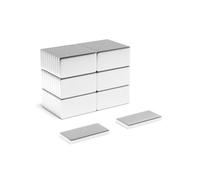 Magnet Store 20mm X 10mm X 2mm Neodymium Block Magnet N48 (2.53Kg Pull) - 50 Magnet(S)