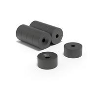 Magnet Store 20mm X 10mm X (5.2mm Countersunk Hole) Ferrite Disc Magnet Y35 (1.3Kg Pull) - 5 Magnet(S)