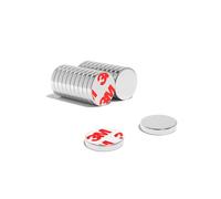 Magnet Store 50 Pack 6x1mm Adhesive Round Neodymium Magnets N42 Rare Earth
