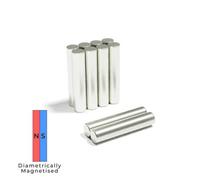 Magnet Store 5mm X 50mm Cylinder Neodymium Magnet Diametrically Magnetised N52 (6.92Kg Pull) - 10 Magnet(S)